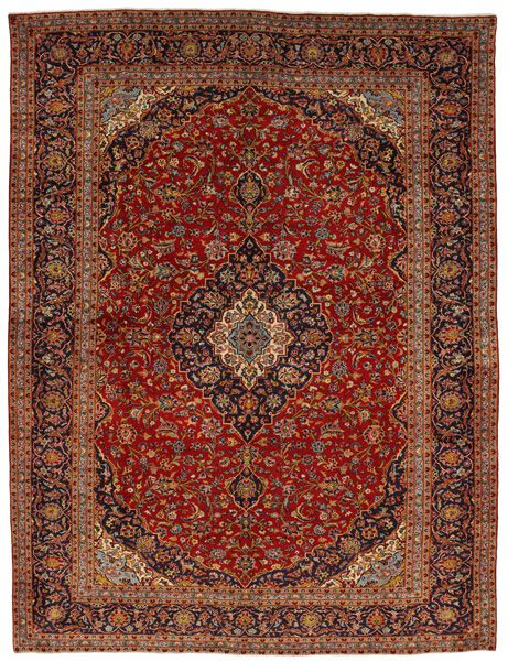 Kashan Persian Rug 388x290
