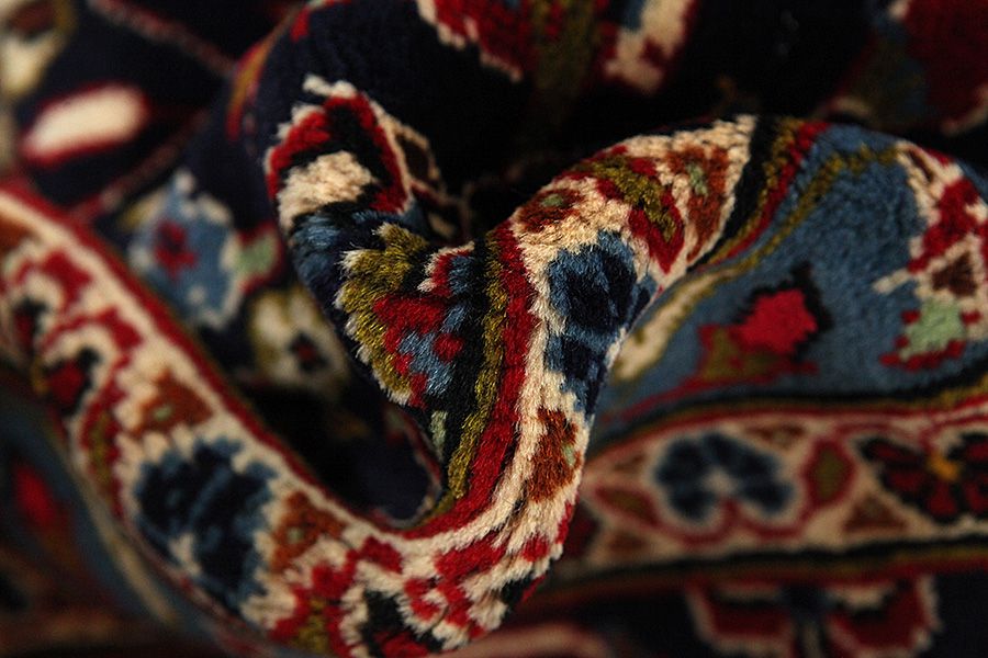 Kashan Persian Rug 365x246 - Picture 6