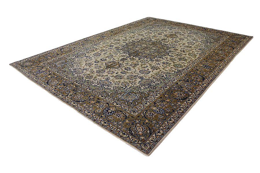 Kashan Persian Rug 390x290 - Picture 2