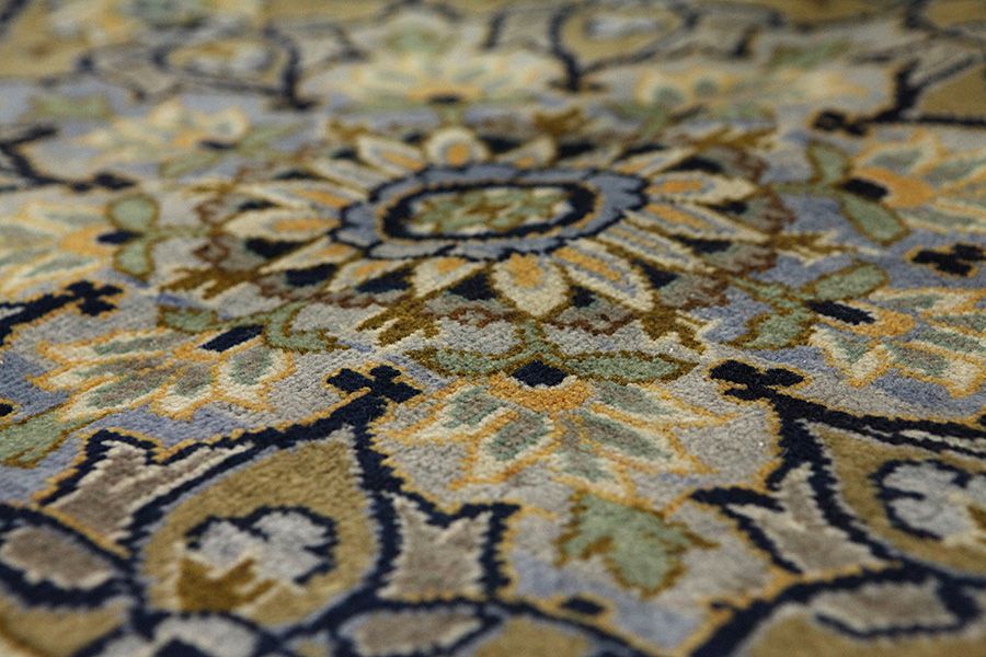 Kashan Persian Rug 390x290 - Picture 8