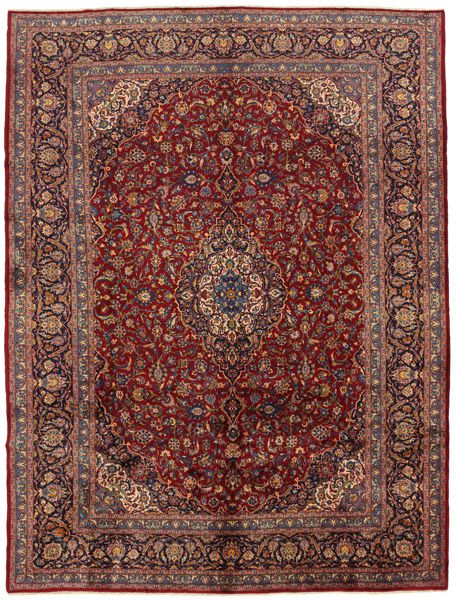 Kashan Persian Rug 390x300