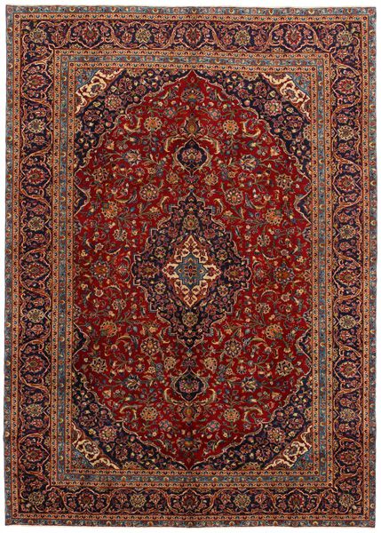 Kashan Persian Rug 388x272
