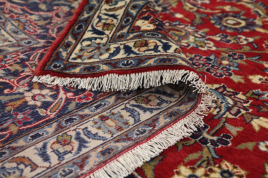 Kashan Persian Rug 420x300 - Picture 4