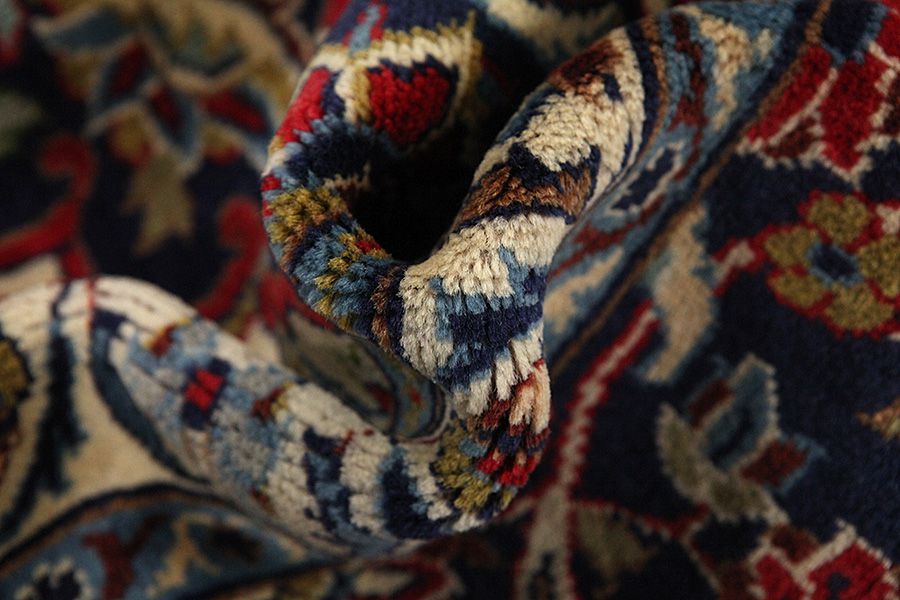 Kashan Persian Rug 420x300 - Picture 6