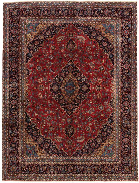 Kashan Persian Rug 378x285