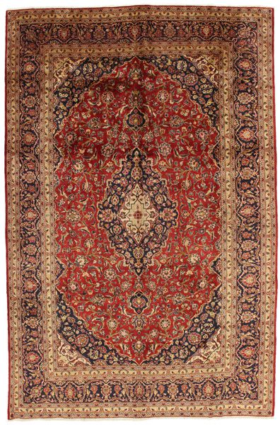 Kashan Persian Rug 380x250