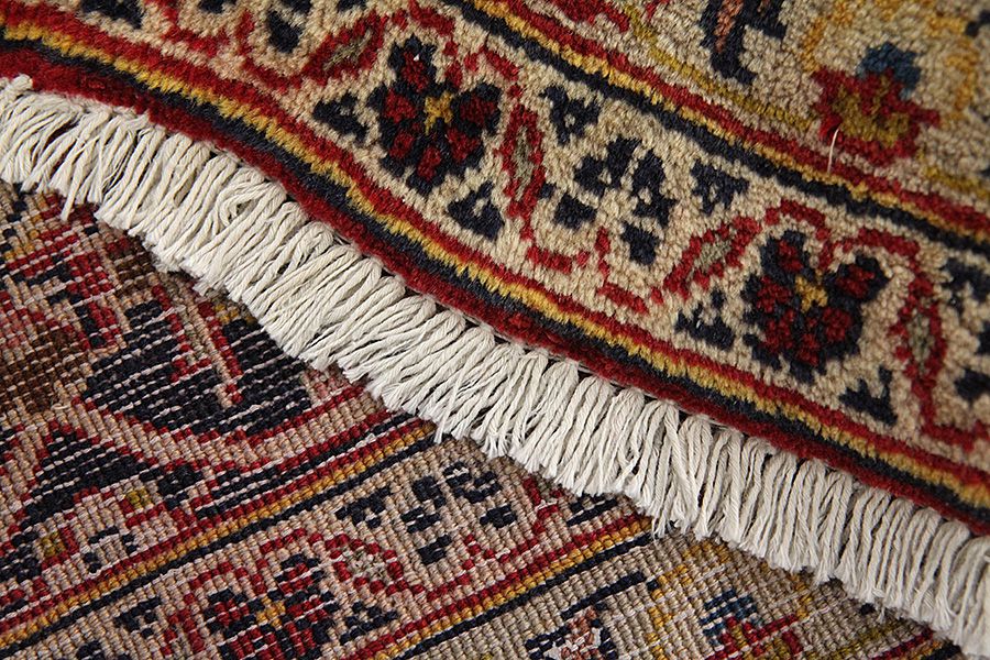 Kashan Persian Rug 380x250 - Picture 5
