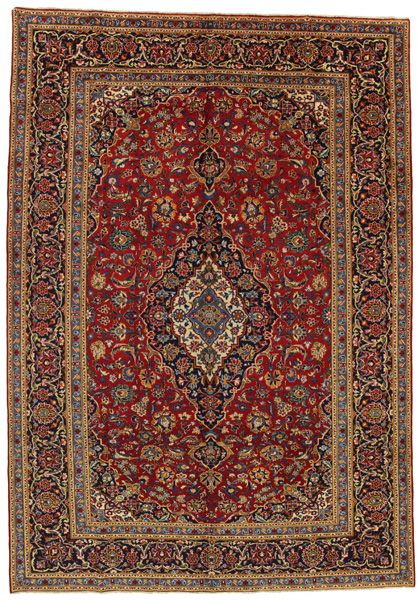 Kashan Persian Rug 380x266