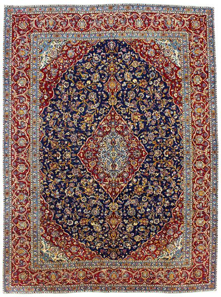 Kashan Persian Rug 396x295