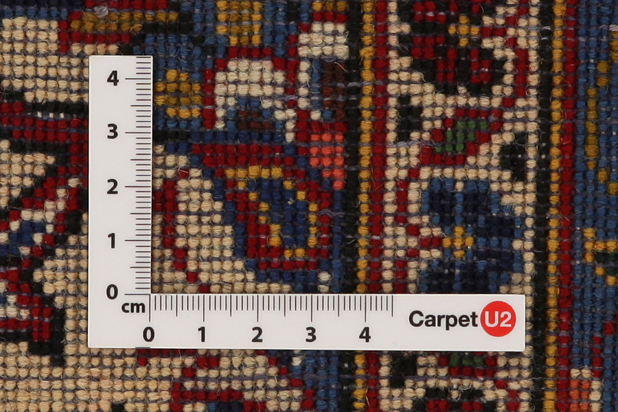 Kashan Persian Rug 394x306 - Picture 4
