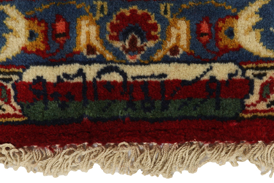 Kashan Persian Rug 394x306 - Picture 8