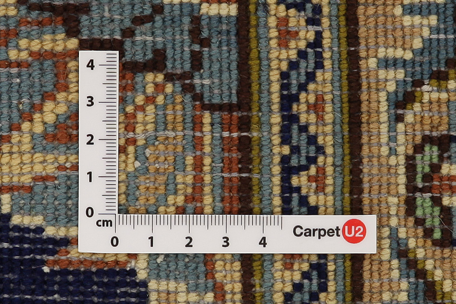 Kashan Persian Rug 412x308 - Picture 4