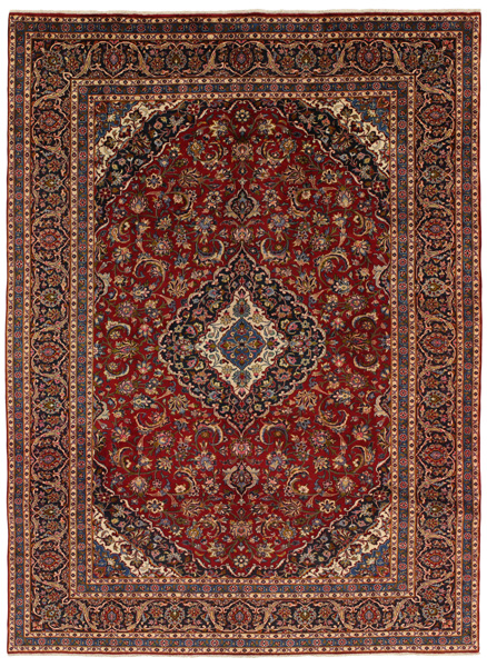 Kashan Persian Rug 378x273