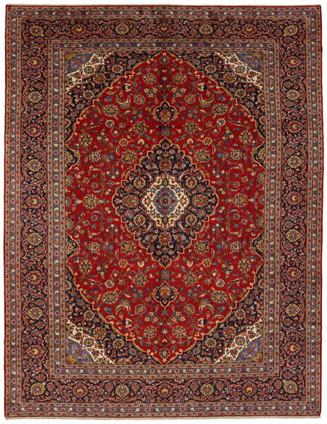 Kashan Persian Rug 390x296
