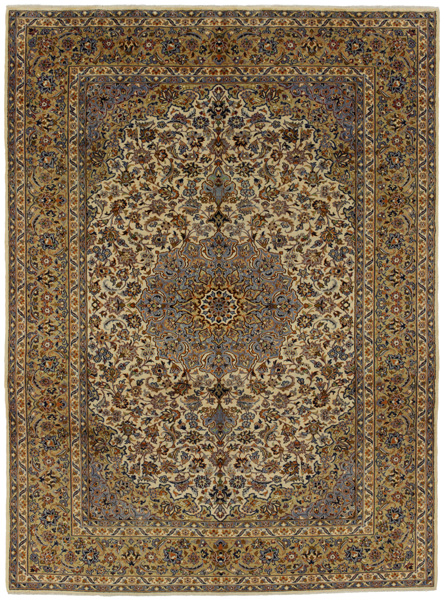 Kashan Persian Rug 396x293
