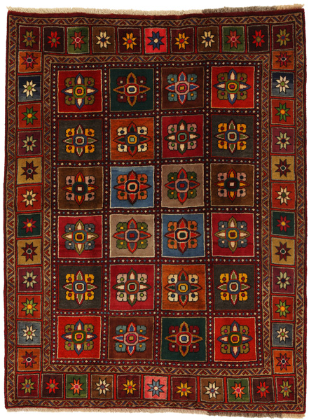 Gabbeh - Bakhtiari Persian Rug 205x156