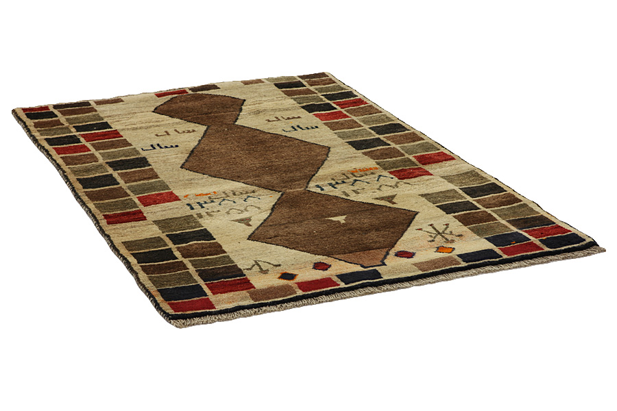 Gabbeh - Qashqai Persian Rug 170x114 - Picture 1