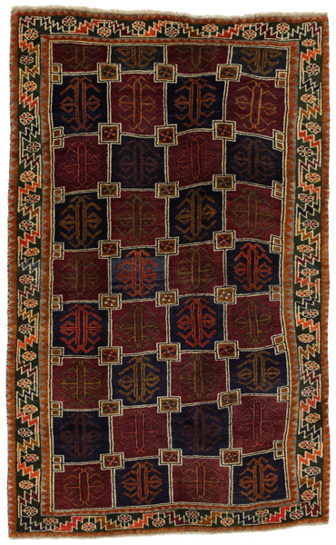 Gabbeh - Bakhtiari Persian Rug 215x133