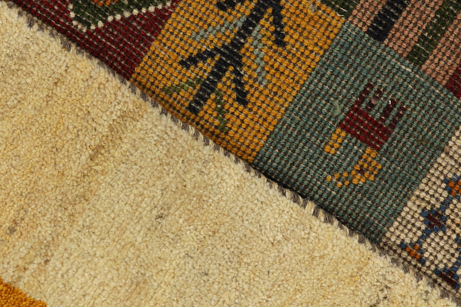 Gabbeh - Bakhtiari Persian Rug 153x109 - Picture 5