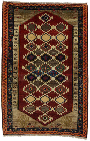 Gabbeh - Bakhtiari Persian Rug 204x131