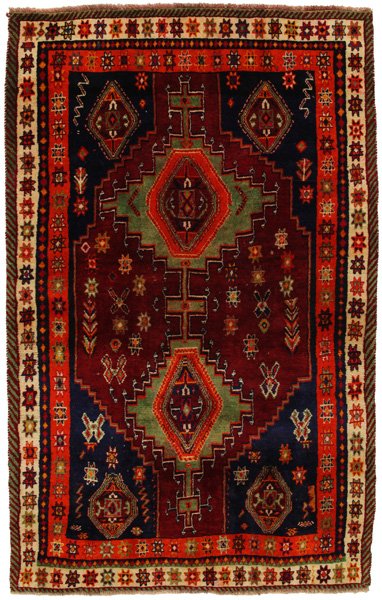 Gabbeh - Qashqai Persian Rug 250x158