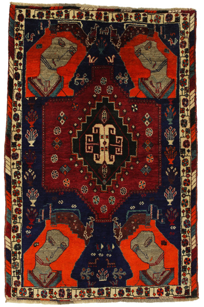 Gabbeh - Qashqai Persian Rug 191x126