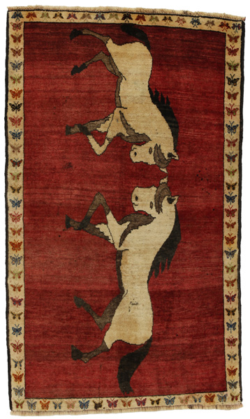 Gabbeh - Qashqai Persian Rug 174x102