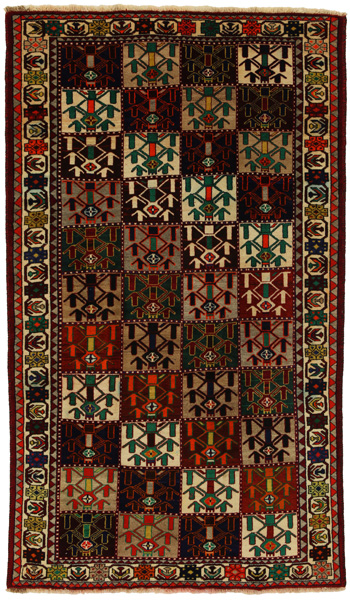 Gabbeh - Bakhtiari Persian Rug 248x146