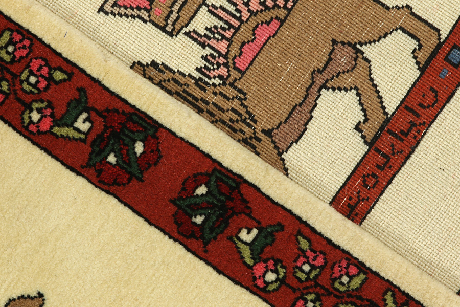Kashkooli - Gabbeh Persian Rug 58x90 - Picture 4