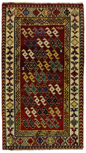 Gabbeh - Qashqai Persian Rug 203x114