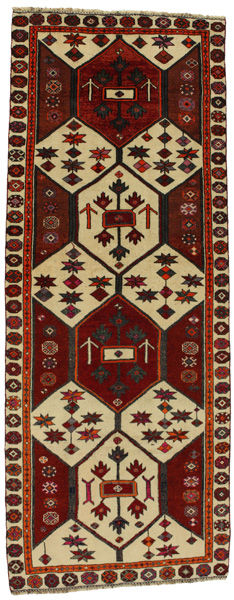 Bakhtiari - Gabbeh Persian Rug 359x137
