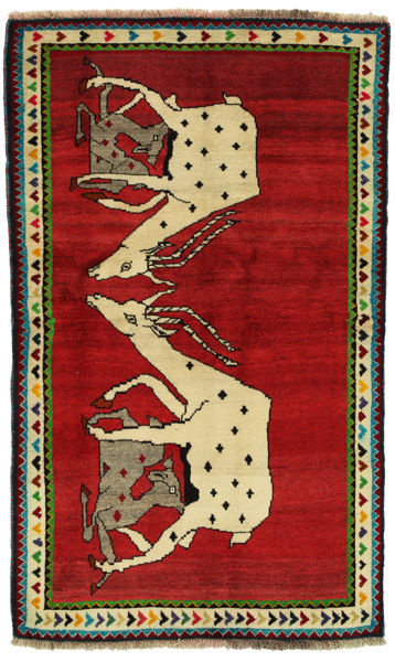 Gabbeh - Qashqai Persian Rug 194x119