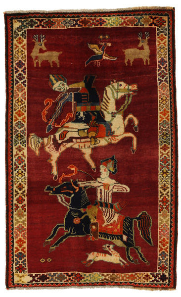 Gabbeh - Qashqai Persian Rug 186x115