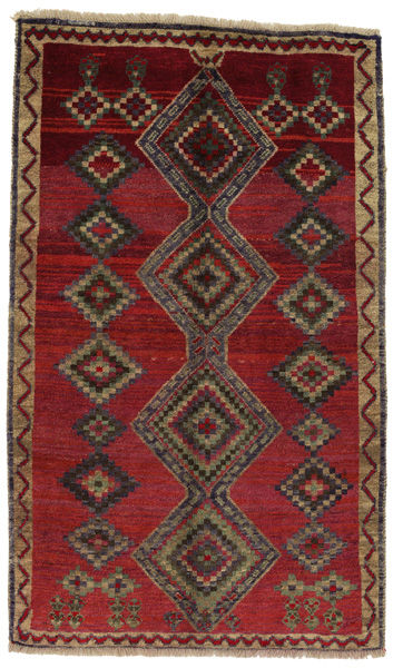 Gabbeh - Qashqai Persian Rug 184x110