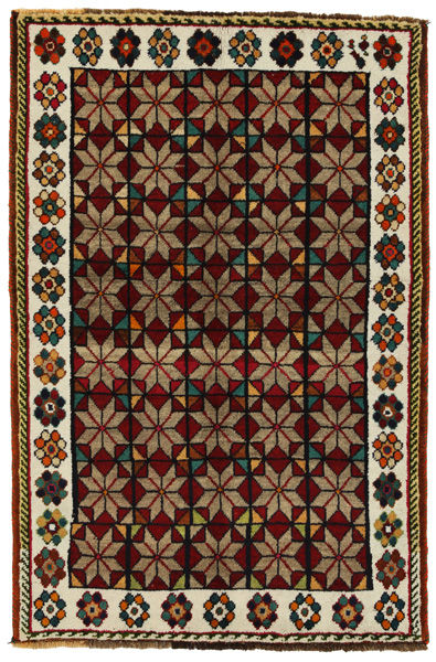Gabbeh - Bakhtiari Persian Rug 155x103
