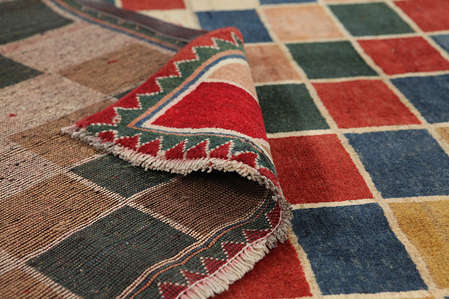 Gabbeh - Bakhtiari Persian Rug 286x124 - Picture 4