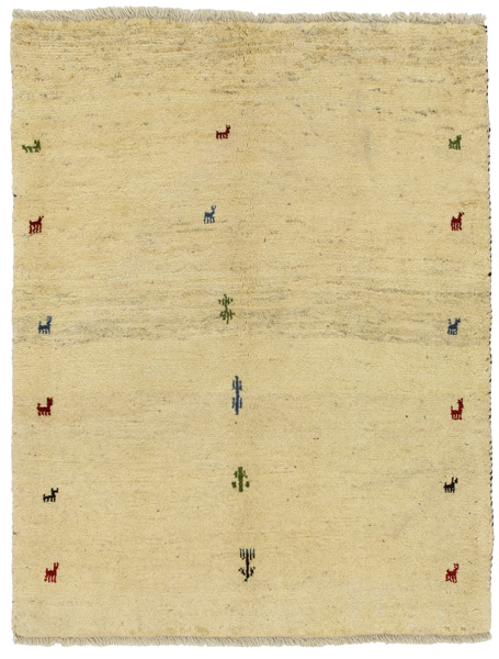 Gabbeh - Qashqai Persian Rug 130x103