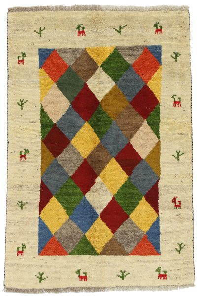 Gabbeh - Bakhtiari Persian Rug 148x98