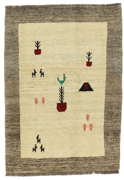 Gabbeh - Qashqai Persian Rug 168x118