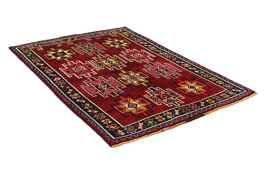 Bakhtiari - Gabbeh Persian Rug 211x140 - Picture 1