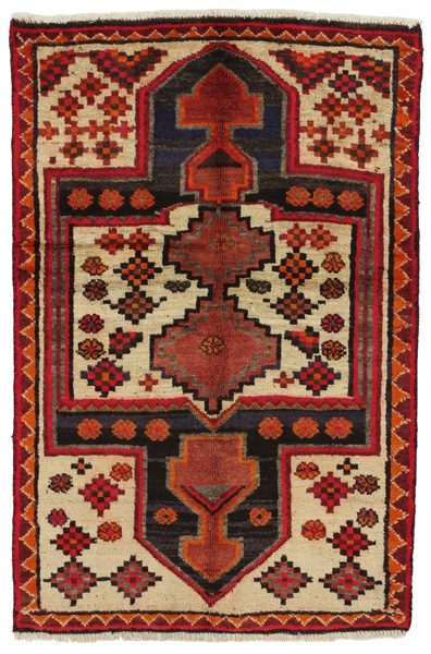 Gabbeh - Bakhtiari Persian Rug 162x109