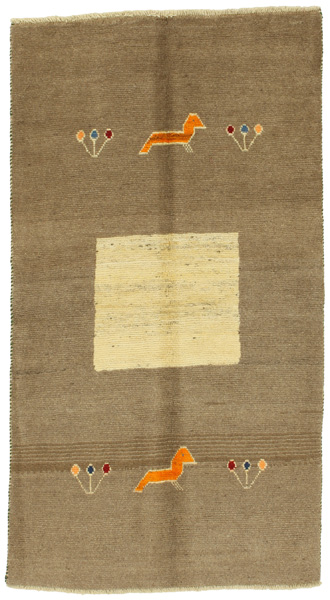 Gabbeh - Qashqai Persian Rug 187x104