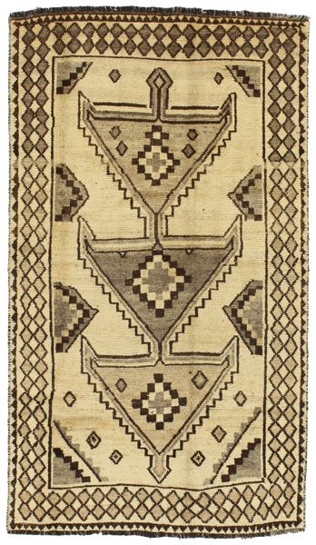Gabbeh - Bakhtiari Persian Rug 215x124