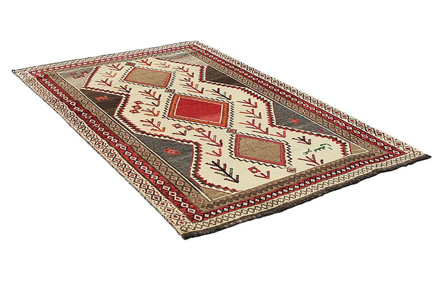 Qashqai - Gabbeh Persian Rug 230x148 - Picture 1