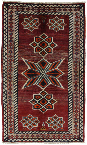Gabbeh - Qashqai Persian Rug 164x95