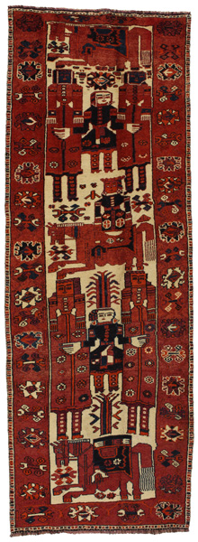 Bakhtiari - Qashqai Persian Rug 377x132