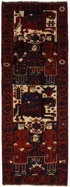Bakhtiari - Qashqai Persian Rug 394x142