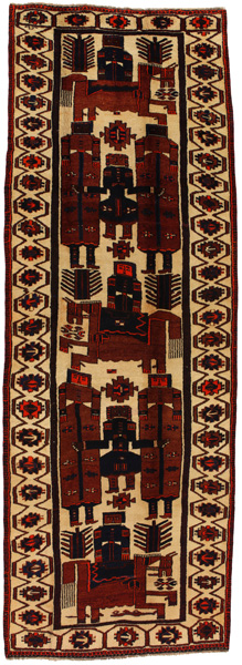 Bakhtiari - Qashqai Persian Rug 430x150