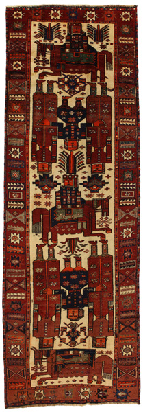 Bakhtiari - Qashqai Persian Rug 415x140