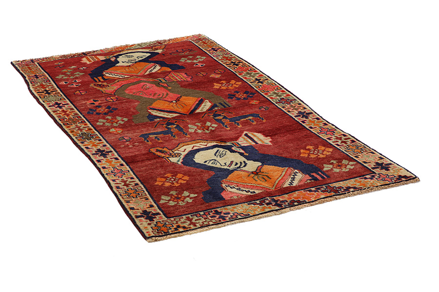 Qashqai Persian Rug 215x114 - Picture 1